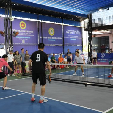 Quảng Ninh dẫn đầu với 13 nội dung vào chung kết Pickleball Hội thao CAND